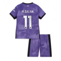 Liverpool Mohamed Salah #11 Tretí Detský futbalový dres 2023-24 Krátky Rukáv (+ trenírky)